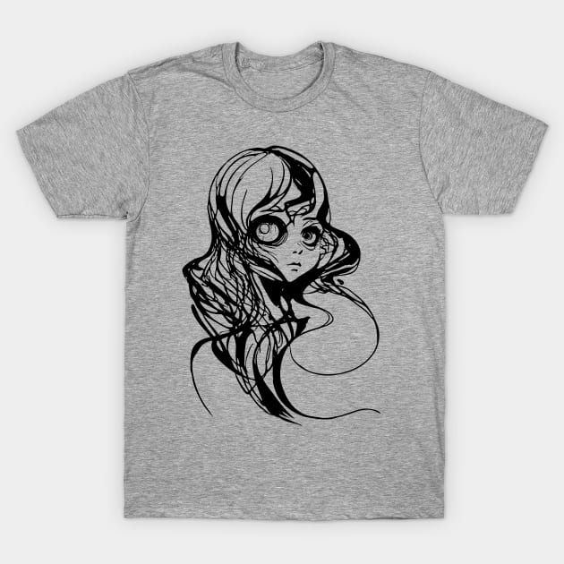 Girl Dark Soul T-Shirt by Bongonation